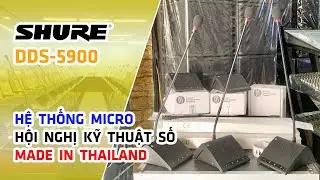 Shure DIS DDS-5900 // Hệ Thống Micro Hội Nghị, Hội Thảo Kỹ Thuật Số Chuy&ecirc;n D&ugrave;ng #V263