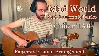 Mad World // Guitar Tab // Easy Fingerstyle Guitar Arrangement