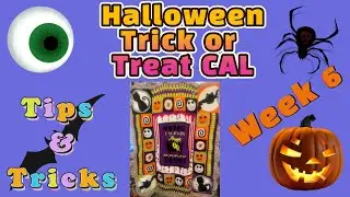 Halloween Trick or Treat CAL | Wk 6 | Pumpkin Boarder & Cobwebs | Tips & Tricks | Tutorial UK Terms