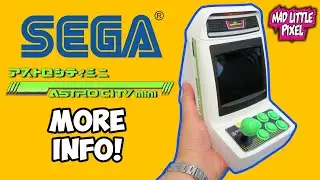 Sega Astro City Mini Arcade More Information - Controllers, Measurements & Size Comparisons!