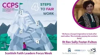 Rt Rev Sally Foster-Fulton, the Moderator of the General Assembly of the Church of Scotland