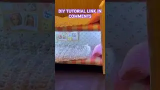 DIY BUNK BED for BARBIE #mini #shorts #youtubeshorts #craft #doll #dolls #miniature #tutorial