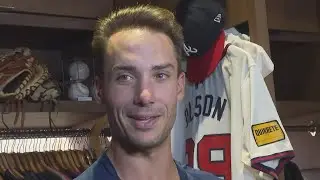 Matt Olson discusses Braves offense ahead of home opener