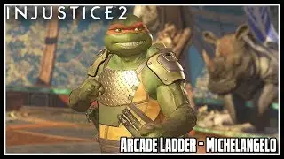 Injustice 2 Arcade Ladder Mode - Michelangelo