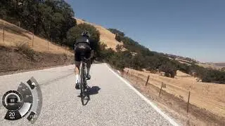 Cycling on Calaveras Rd