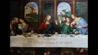 Matthew 26 21-26 The Last Supper Wessex Old English Gospels