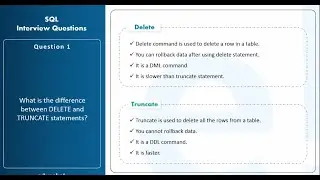 Delete Vs Truncate in Sql Server | Delete In Sql Server | Truncate In Sql Server