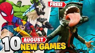 10 New Games AUGUST 2026 (2 FREE GAMES)