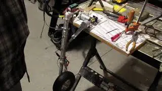 FW 190 Scratch Built Gear Test /Proof of concept, Retract mechanics