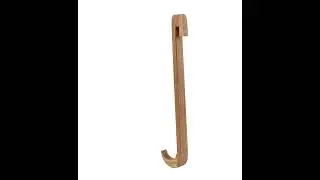 Mahogany Wood Hook Set for Shower Doors, Towel Hook, Glass Panel Hook, Towel Hanger, Shower Hook