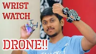 Wrist Watch Camera DRONE!! Awesome Foldable Nano FPV Drone Review