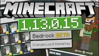 Minecraft Bedrock 1.13.0.15 BETA OUT NOW ! SKINS CREATOR ! [ Change Log ] MCPE / Xbox / Windows 10
