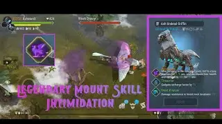 Frostborn Legendary Mount Skill ~ Intimidation (Ash Undead Griffin)