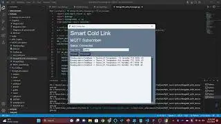 Python MQTT suscriber sending data to MongoDB - Smart Cold Link