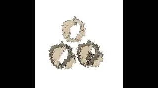 Flower Wreath, Spring decor, 3 Designs, cut files, instant download