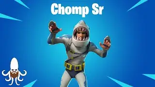 Chomp Sr Skin Review & Gameplay - Laser Chomp Glider - Fortnite - Watch Before Buying!