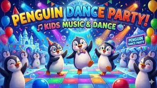 Penguin Dance Song for Kids 🐧❄️ | Tamil Nursery Rhymes | kids Bedtime songs in Tamil