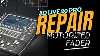 AD Live 20 Pro  *Repair Motorized Feder ERROR* #audioengineering #analoganddigital25 #digitalmixer 