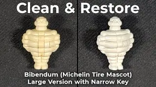 Cleaning and Restoration of a Keychain Puzzle: Bibendum (the Michelin Tire Mascot) - Large Version