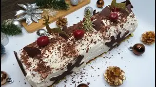 Bûche façon forêt noire