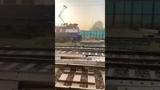 WAP4 WITH HIGH RISE PANTOGRAPH #train #wap4 #railfans #trainvideo #cartoon #poem #railway #shorts