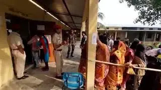 #Bypolls2019 in #Assam : Long queues are seen at polling centres in Ratabari Assembly constituency