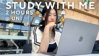 study with me at uni ☀️ | 40&deg;C heatwave edition