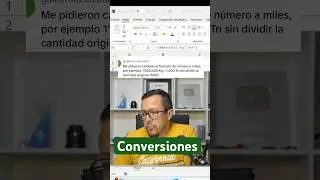 C&oacute;mo convertir unidades de medida en Excel sin hacer operaciones matem&aacute;ticas.