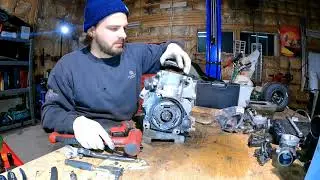 Timelapse - Disassembly Rotax FR 125 SR - part 1