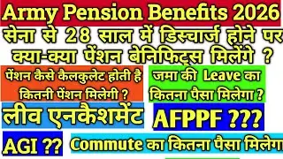 Army Retirement Benefits || What are the benefits on retirement from the army at the age of 28?