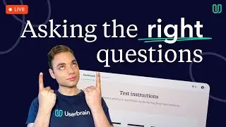 How to create tasks and questions for remote user tests &ndash; Userbrain Product Tour