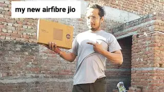 Jio airfibre installation full #jio #wifi #video 