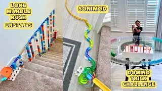 MARBLE RUSH SONIMOD / DOMINO TRICK CHALLENGE #h5dominocommunity  @timothyspreciousmoments ​