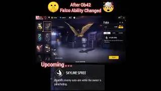 FALCO ABILITY CHANGED 🤯 AFTER OB 42 UPDATE
