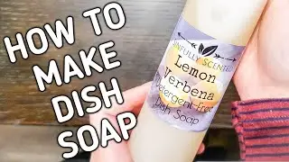 HOW TO MAKE LIQUID SOAP | MAKING DIY DISH SOAP