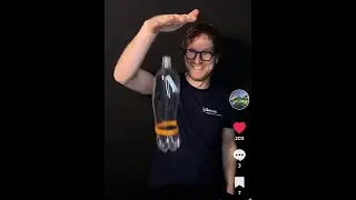Erzeuge ein Vakuum in einer Flasche mit Hilfe einer Verbrennung