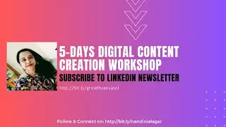 5-Days CONTENT WRITING, WEBSITE, SEO, BRANDING - DIGITAL ENTREPRENEURSHIP WORKSHOP