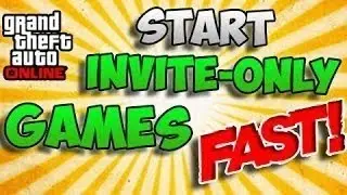GTA 5 Online - How to Start Invite Only Sessions Faster - GTA V Load New Session Fast - Tutorial