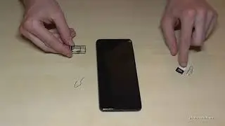 Samsung Galaxy A33 5G:  How to insert the SIM card? Installation of the nano SIM cards Tutorial