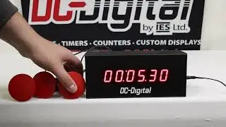 Six-Digit, Plug n' Play Up-Timer for Commercial & Voice Over Work - DC-106T-UP-TERM