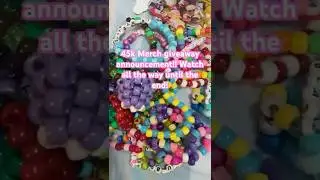 MERCH GIVEAWAY‼️#diy #scene #kandi #diycraft #ponybeads  #kandikid #giveaway #scenecore #scenekid