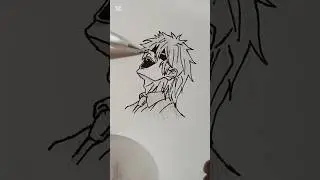 Kira Laugh | Light Yagami Evil Smile Drawing | Death Note Anime Art🔥 Kira&rsquo;s genius aura #shorts