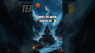 🌙🙏What the Moon Teaches Us About Humility and Balance #shorts #HinduMythology #Shiva