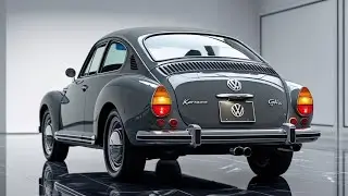 Volkswagen Karmann Ghia Classic в сером цвете 😍Легенда возвращается! Полный обзор дизайна и салона 🚘