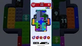 Level 870 Color block jam solved 