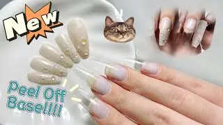 TESTING NEW PEEL OFF BASE💅✨┃HOW I USE PEEL-OFF BASE WITHOUT REMOVING NAIL EXTENSIONS 😈┃UNT DUPE???