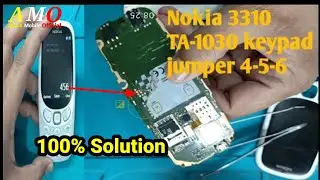 Nokia TA 1030 Keypad 456 Not Work Jumper Nokia 3310 Keypad Problem Nokia Keypad Jumper