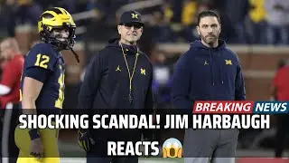 Jim Harbaugh Reacts to Shocking Cybercrime Allegations Against Matt Weiss । USA TODAY NEWS