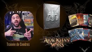 ARACKHAN WARS EXTENSION TRAINEE DE CENDRES TUTO et UNBOXING