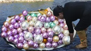 Digging for Treasure: Uncover the riches hidden beneath the water. (Pearl)